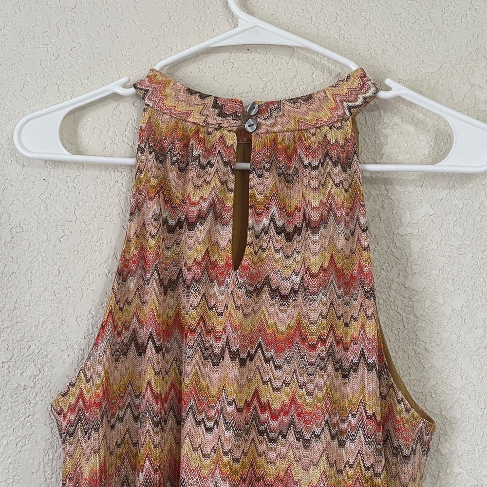 ( NEW ) Ann Taylor Multicolor Sleeveless Dress - Picture 9 of 12